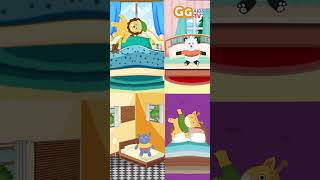 Roll Over Ten In The Bed shorts kidssong nurseryrhymes teninthebed [upl. by Notkcorb841]