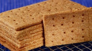 Homemade Graham Crackers Recipe Demonstration  Joyofbakingcom [upl. by Waugh]