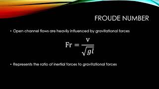 Overview of the Froude Number [upl. by Ender980]