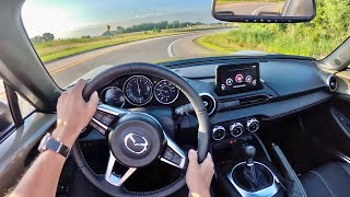 2023 Mazda MX5 Miata Grand Touring  POV Review [upl. by Sadira]