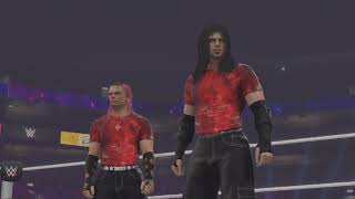 WWE 2K24 Hardys vs Dudleys TLC match  Crazy Double Table Finish [upl. by Dias891]