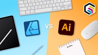 AFFINITY DESIGNER vs ADOBE ILLUSTRATOR  comparamos sus principales características [upl. by Euqnom]