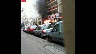 Braquage voiture belier en direct paris le 11 janvier 2010 [upl. by Kacy608]