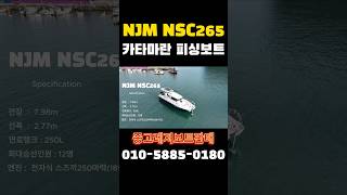 카타마란보트 NJM NSC265 레저보트소개 낚시보트 [upl. by Cerelia]