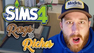 Lets Play The Sims 4 Starting A Rags To Riches Challenge [upl. by Gerrie]