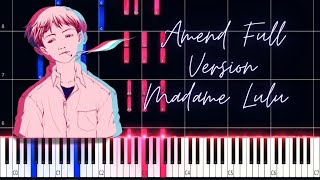 Amend Full Version Madame Lulu  jpn PIANO TUTORIAL Sheet in the descriptionamend [upl. by Atwater252]