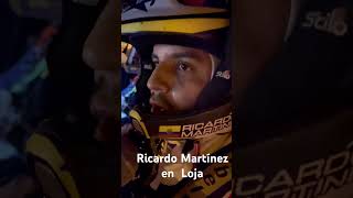 Ricardo Martínez después del primer día de competencia en el Rally de Loja [upl. by Gavini]