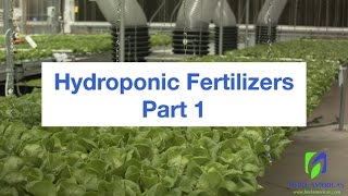 Hydroponic Fertilizers  Understanding Options and Stock Solutions [upl. by Teddman]