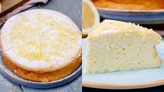 Torta ricotta e limone senza farina morbido cremoso e velocissimo da preparare [upl. by Yerffoj]