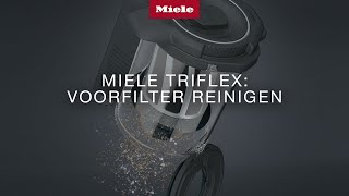 Miele Triflex Voorfilter reinigen [upl. by Novat]