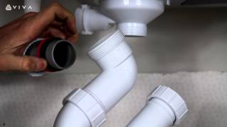 How to Install or Replace a Swivel P Trap Waste Fitting for a Bathroom Basin or Kitchen Sink [upl. by Boni]