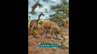 El Macrauchenia 🐪🤯 ciencia sabiasque curioso datos curiosidades viralvideo viralshorts [upl. by Laenej310]