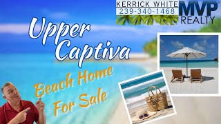 Island Beach Paradise  Upper Captiva Beach House For Sale Includes Club Membership amp Golf Cart [upl. by Ontina963]