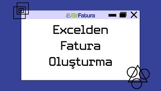 Excelden Nasıl Fatura Oluşturulur [upl. by Ontina496]