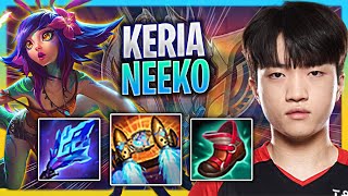 LEARN HOW TO PLAY NEEKO SUPPORT LIKE A PRO  T1 Keria Plays Neeko Support vs Milio Season 2023 [upl. by Atthia248]