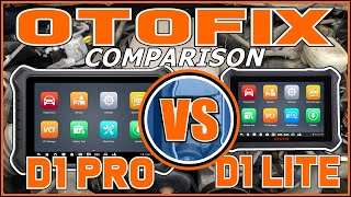 OTOFIX Comparison D1 Pro VS D1 Lite OBDII Diagnostic Bidirectinal Scan Tools [upl. by Triny566]