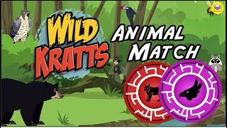 Wild Kratts Animal Match  Wild Kratts Games [upl. by Ehtyde739]