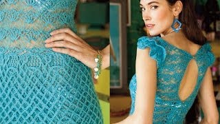 4 ThreeTier Dress Vogue Knitting Crochet 2013 Special Collectors Issue [upl. by Llemart]