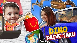 Dinosaurs in our House  McDonalds Magic Trick 4 Mommy FUNnel Vision Vlog New Room Tour [upl. by Aihsotal]