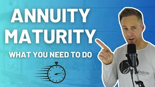 What Happens When Your Annuity Reaches Maturity [upl. by Uund180]