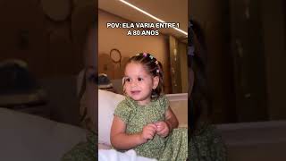 Povo  Floflo varia entre 1 a 80 anos inteligente dms gente 🌸🤩🥰 virginiafonseca mariasbaby shorts [upl. by Yhtommit]