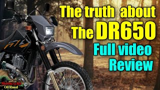 Suzuki DR650 Brutally Honest Review Is this the right Dual sport Motorcycle for you [upl. by Ricoriki]