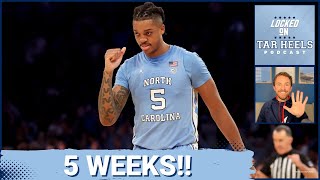 5 Weeks til TIPOFF for UNC 3 lists of 5 MUSTWATCH games  Records to be BROKEN  Things to FIX [upl. by Illil]