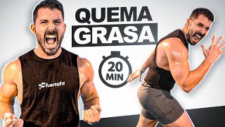 🔥 BAJA DE PESO en CASA  RUTINA CARDIO HIIT de 20 MIN  SERGIO PEINADO [upl. by Spalla854]