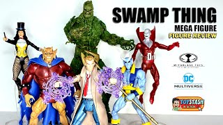 Mcfarlane Toys DC Multiverse Swamp Thing Megafig Swamp Thing Review [upl. by Imuya]