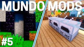 PORTAL AL NETHER  MUNDO MODS 5  T2  Minecraft [upl. by Ynohtnael704]