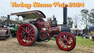 Torbay Steam Fair 2024 A Journey Through Time with Vintage Engines and Classic Cars [upl. by Ettennek]