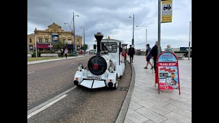 Great Yarmouth Land Train  Seashore Haven Park to Britannia Pier [upl. by Portingale]