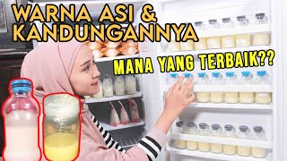 KENAPA WARNA ASI BERBEDABEDA ADA ASI KENTAL DAN ASI ENCER  PERBEDAAN FOREMILK DAN HINDMILK [upl. by Heise]