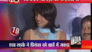 Priyanka Slaps Man Who Hugged Her In Colaba  India TV [upl. by Eseilanna704]