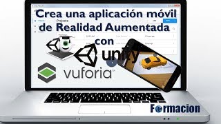 Crea tu aplicación móvil de realidad aumentada con Unity y Vuforia RealidadAumentada RA AR [upl. by Moishe630]