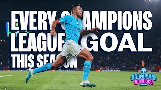 EVERY GOAL ON THE JOURNEY TO WINNING THE UEFA CHAMPIONS LEAGUE  Man City Champions of Europe [upl. by Inaflahk]