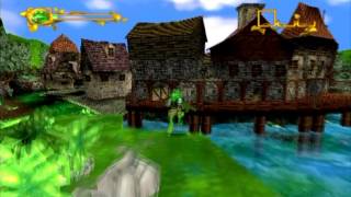 World of Playthroughs Frogger The Great Quest River Town Part 4 [upl. by Aizitel87]