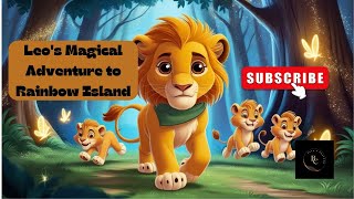 Leos Magical Adventure to Rainbow Island  रेनबो द्वीप तक लियो का जादुई साहसिक कार्य cartoon art [upl. by Anahsor]