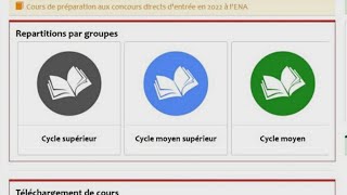 Concours DEntrée A LENA  Cours De Préparation  Consulter Vos Groupes Et Vos Supports De Cours [upl. by Darra]
