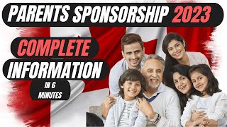 parents sponsorship canada 2023  Prepare your application  All information [upl. by Ode]