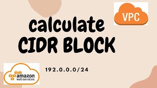 cidr in aws vpc  how to calculate cidr in aws  what is cidr in aws 2020 [upl. by Ramburt442]