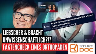 Liebscher und Bracht in Quarks Ist die Kritik gerechtfertigt Faktencheck vom Orthopäden [upl. by Quita545]