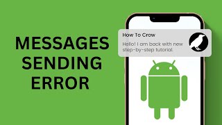 FIXED Text Messages Sending Failed Error On Android [upl. by Etem]