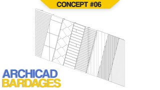 Présentation concept bardagesrevêtements muraux paramétriques pour Archicad [upl. by Wakerly800]