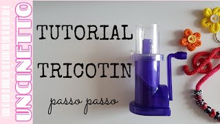 COME SI USA il TRICOTIN  3 IDEE CREATIVE da indossare  Tricotin tutorial italiano 1 [upl. by Aihsyak]