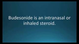 How to pronounce budesonide Pulmicort Memorizing Pharmacology Flashcard [upl. by Greenebaum1]