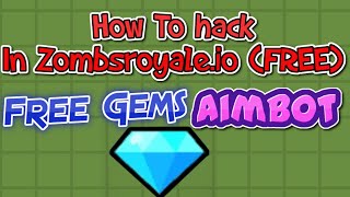 How To Hack In Zombsroyaleio Free gems amp Aimbot [upl. by Arakahs]