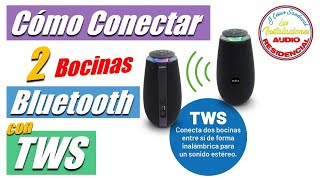 Como conectar 2 bocinas por vía bluetooth con TWS P2 ¿ Que es TWS   como funciona tws  tws [upl. by Blancha205]