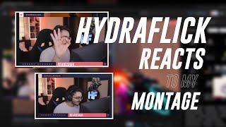 HydraFlick Reacts to My Montage Filmora Tutorial Next [upl. by Leonhard]