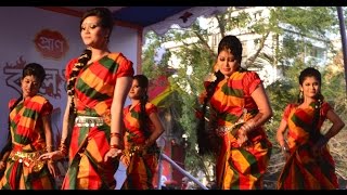 Dance academyschool in Uttara Ailo darun fagun re laglu mone agun re I Bangladeshi Dance [upl. by Grove]